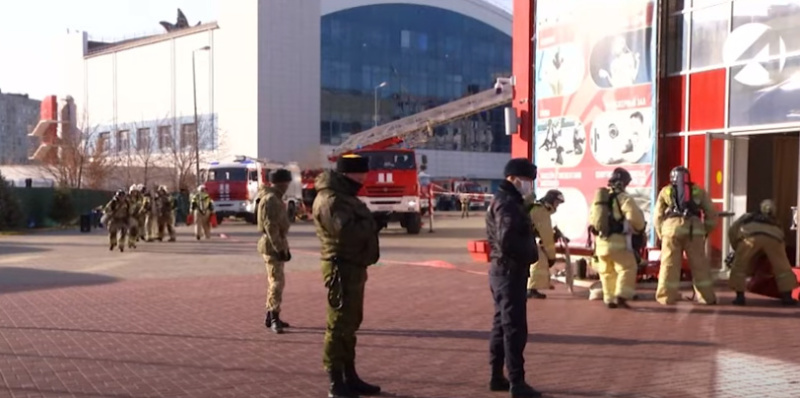 Пожарно-тактическое учение в Региональном центре спортивной подготовки «Звездный»