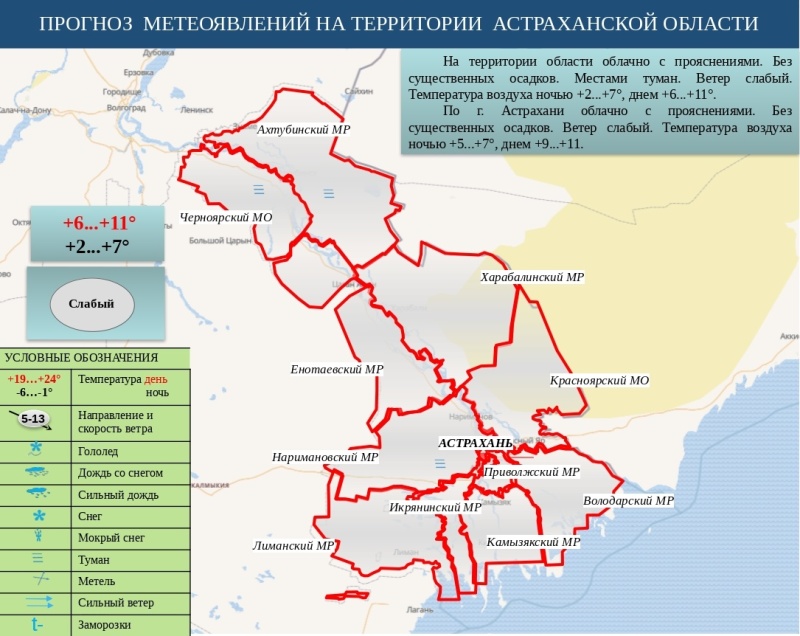 Оперативный ежедневный сводный прогноз вероятности возникновения чрезвычайных ситуаций на территории Астраханской области на 09 ноября 2024 г.